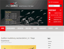 Tablet Screenshot of isadance.com